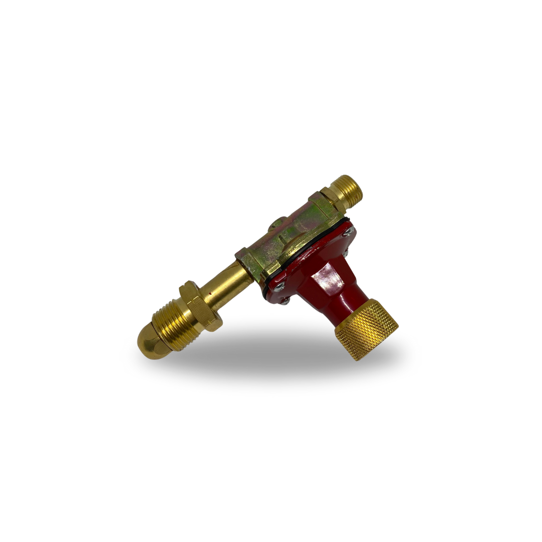 LPG Regulator - regulator for LPG - inlet POL - outlet 3/8 BSP LH - WP=4bar
