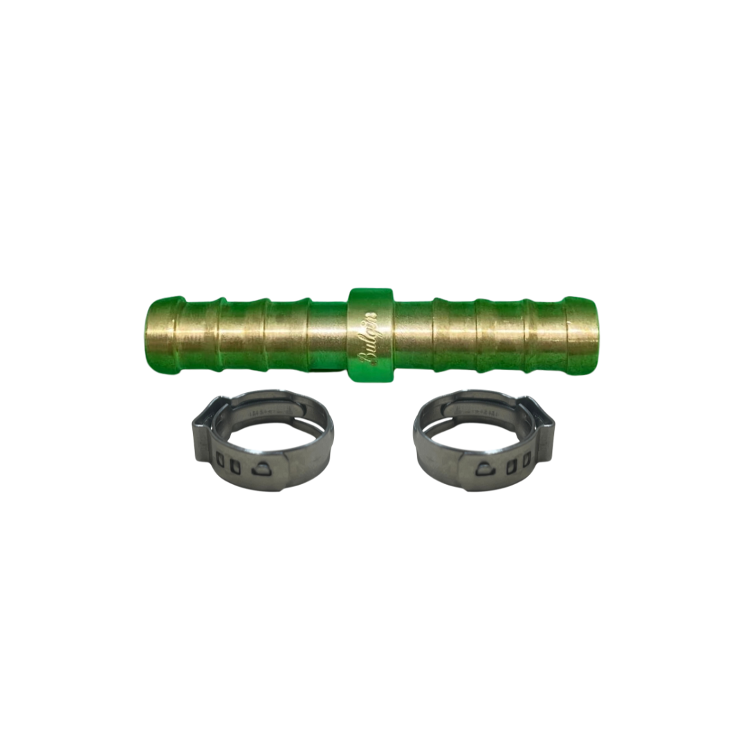 Clamp Type 10mm Hose Joiner w/ Clamps