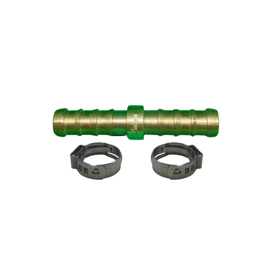 Clamp Type 10mm Hose Joiner w/ Clamps