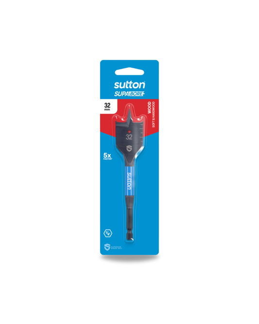 Drill D501 Spade Bit Supabore Carded 32.0mm